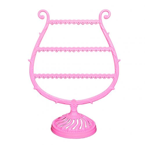 Gewei Boom Vorm Sieraden Pp Organizer Plastic Sieraden Opbergrek Ketting Oorbellen Holder Display Stand Sieraden Opslag Rekken: Roze