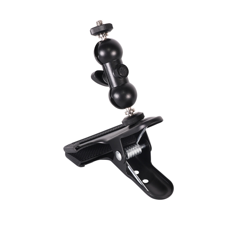 68UB Flash Studio Light Stand Clip Houder Statieven Adapter Schroef Fit Voor-Gopro Camera Beugel Clamp Ball Hoofd achtergrond