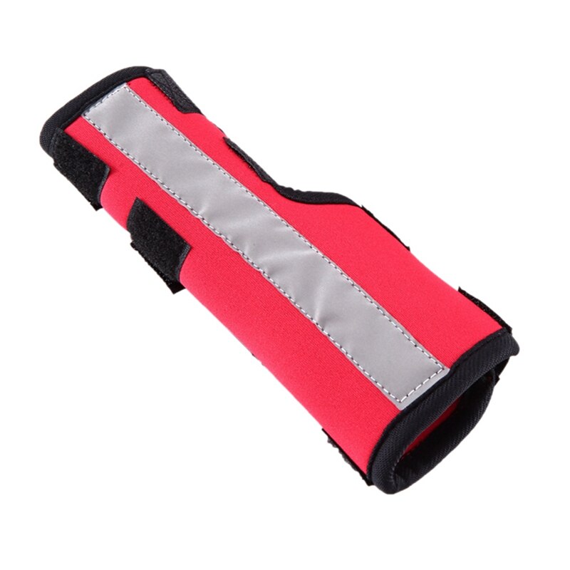 Labra Extra Supportive Dog Canine Rear Leg Hock Joint Wrap Protects Wounds As They Heal Compression Brace Heals Prevents Injury: Red / S