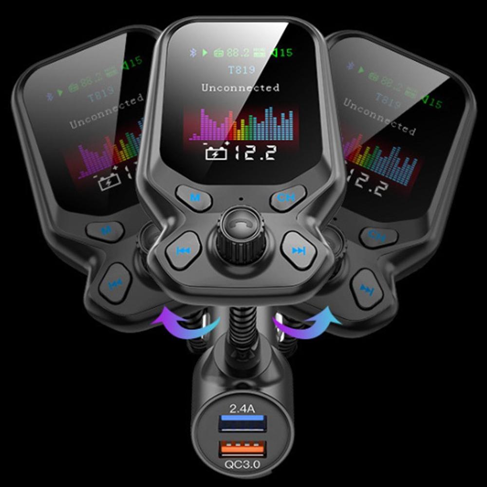 Large screen car mp3 player / color screen with lyrics display car mp3fm launch color screen auto mp3 player 1pcs