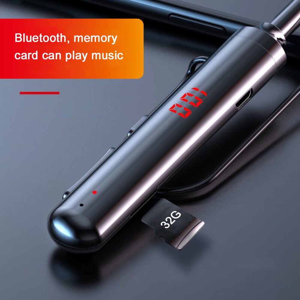 Xiaomi Bluetooth Draadloze Koptelefoon Sport Handsfree Waterdichte Hoofdtelefoon Hd Stereo Geluid Nekband Led Display Headset Voor Running