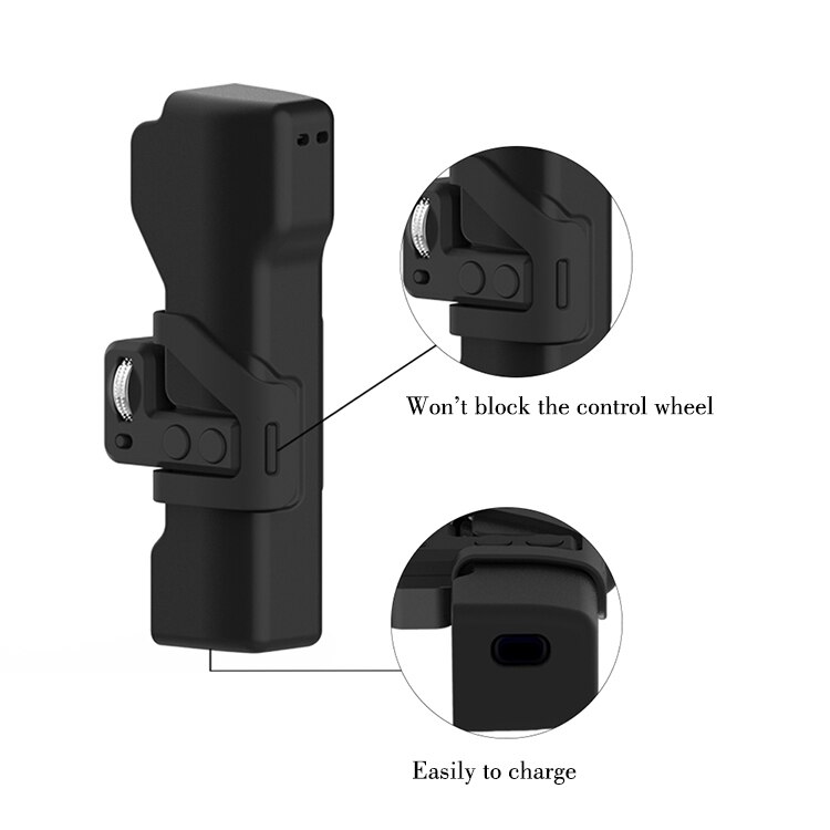 DJI Osmo bolsillo hebilla portátil caja de almacenamiento Gimbal Cámara funda protectora Sling Strap accesorios de protección