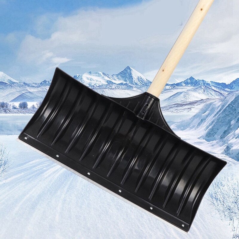 Push Winter Snow Shovel Plastic Steel Multi-Functional Thickened Snow Shovel Removal Tool Large Manganese Steel