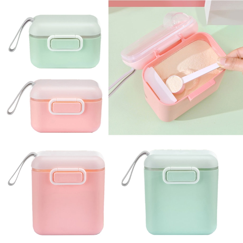 Baby Formula Dispenser with Scoop 400ml/800ml Milk Powder Storage Box Infant Essential Cereal Toddle Snacks Container