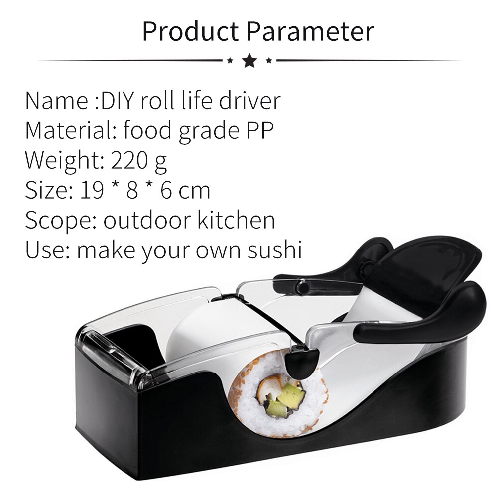 Diy Homemake Sushi Roll Maker Draagbare Rijst Sushi Roller Mold Perfect Sushi Making Machine Rijstbol Keuken Gadget