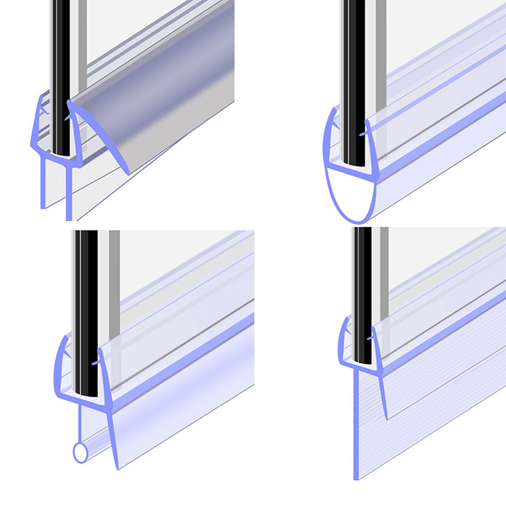 1 Pc Bad Douche Screen Deur Afdichting Strip Van 50 Cm 4 Tot 12 Mm Seal Kloof Raam Deur Tochtstrip vensterglas Armatuur Accessoires