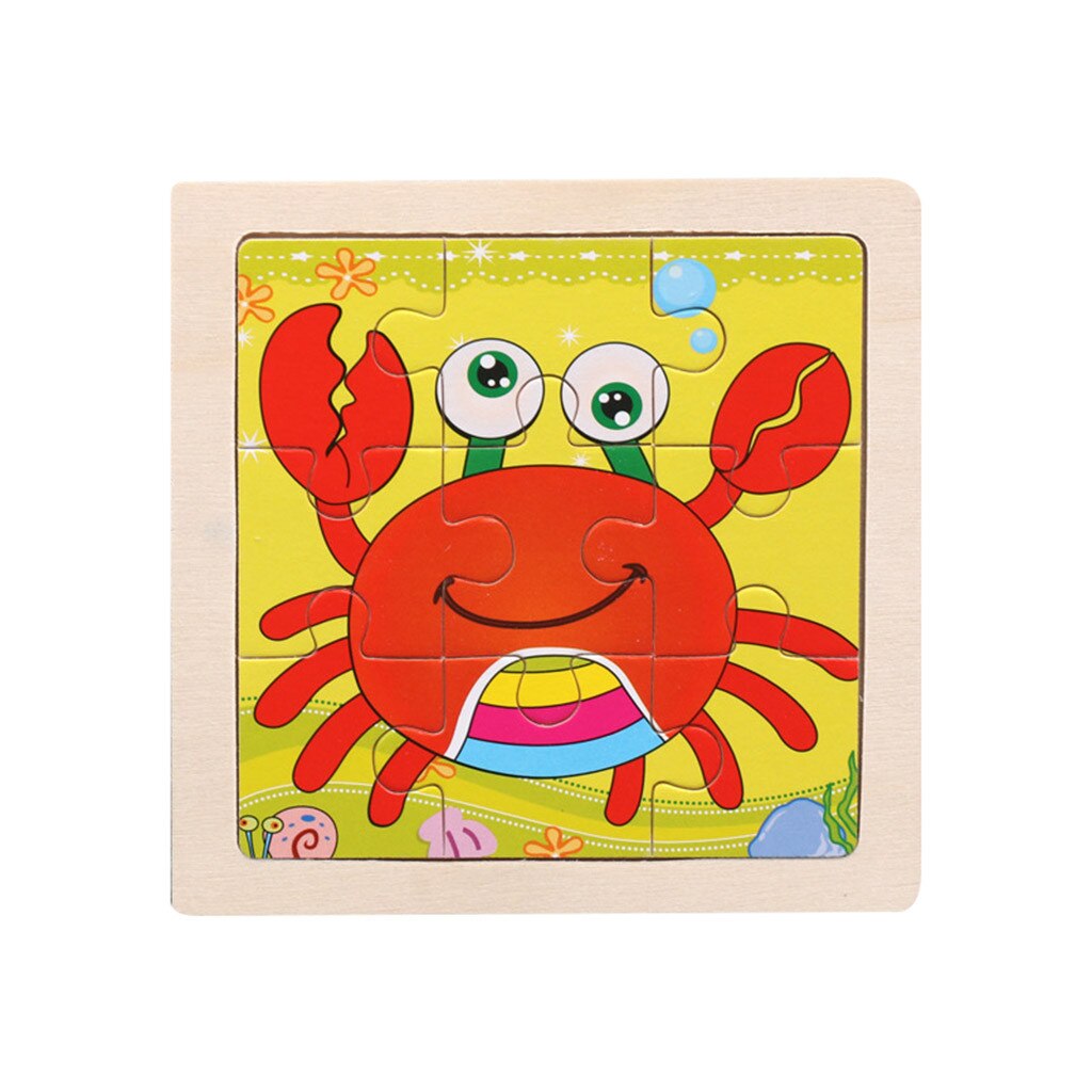 Zabawki dla dzieci drewniane dzieci 16 sztuka zabawki-puzzle edukacja i nauka puzzli zabawki śmieszne gry dla dziecka Игрушки Для Детей