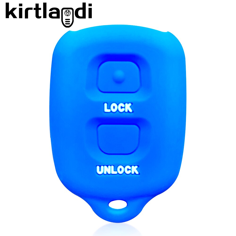 2 Button Remote Key Fob Case Shell for Daihatsu Terios Sirion 2 for Toyota Corolla G6 Ipsum Old Model Cover Key Holder Protector: Blue