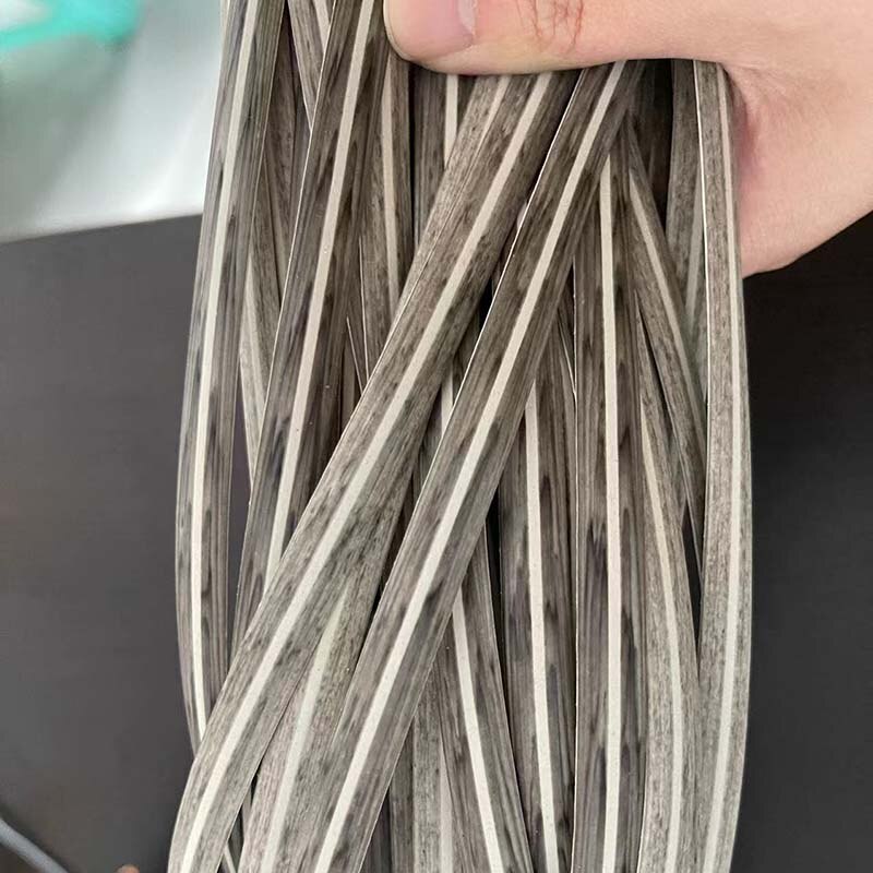 500G 70M grayish white color imitation flat mouth synthetic rattan weave raw material plastic rattan, used for weaving and repa