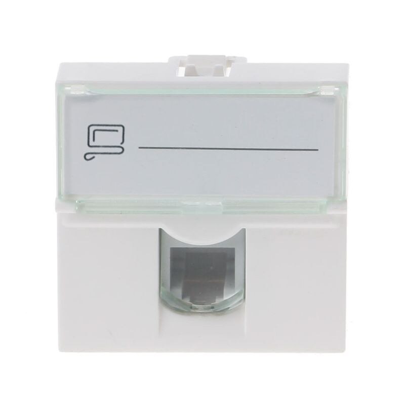 CAT6 Network Module Information Socket RJ45 8P8C Connector Adapter Keystone Jack Standard Wall Plate: A