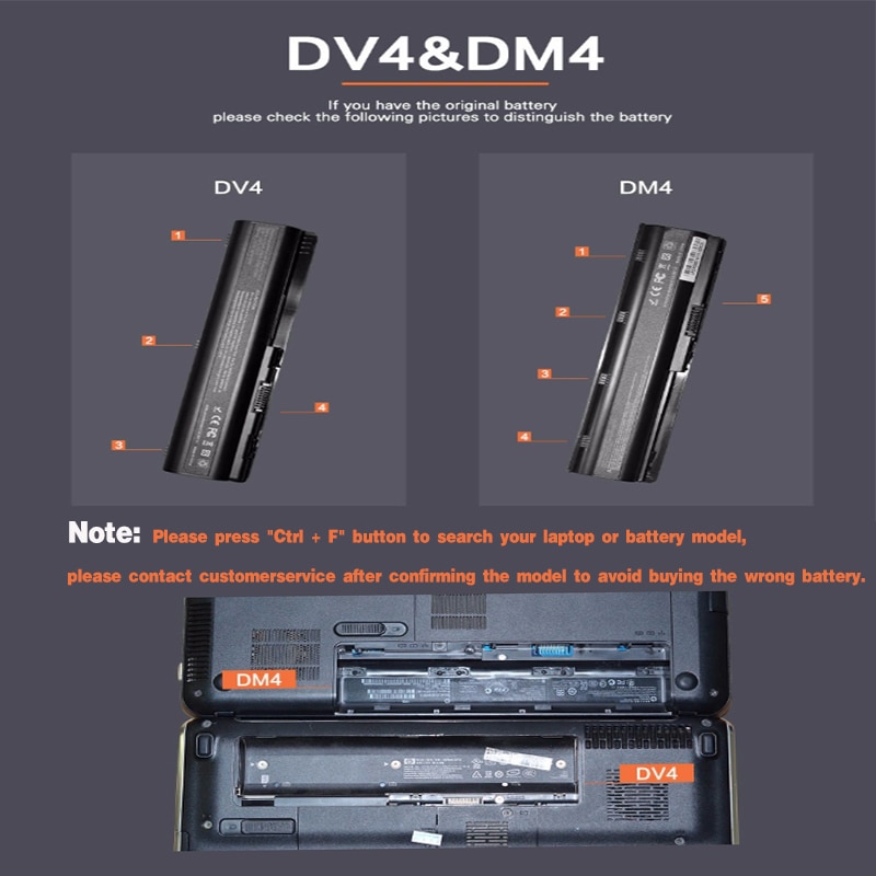 6Cells mu06 Laptop battery for HP Notebook PC 593553-001 for Pavilion g4 G6 G7 G32 cq42 593562-001 dm4 dv6 MU09 HSTNN-LB0W