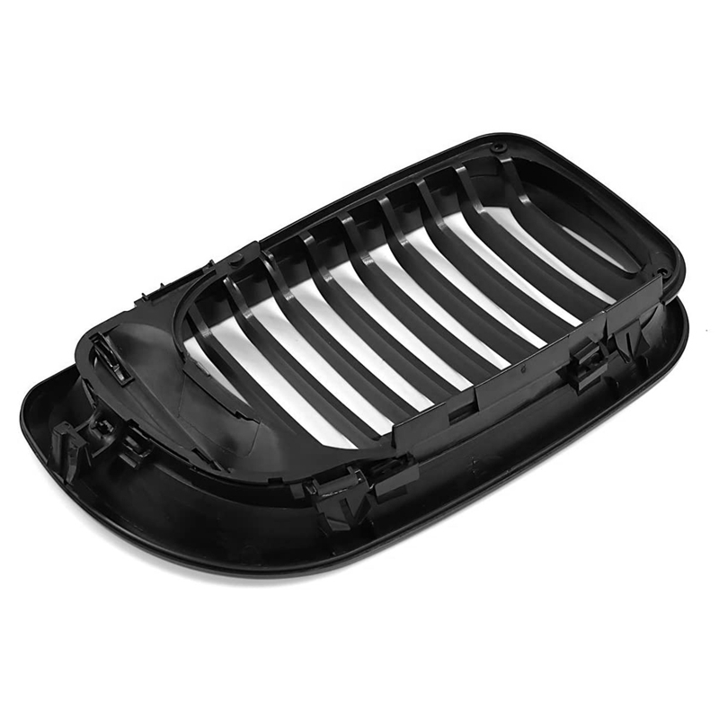 1 paire de gril de calandre noir mat pour 02-05 E46 4D berline 318I 320I 323I 328I