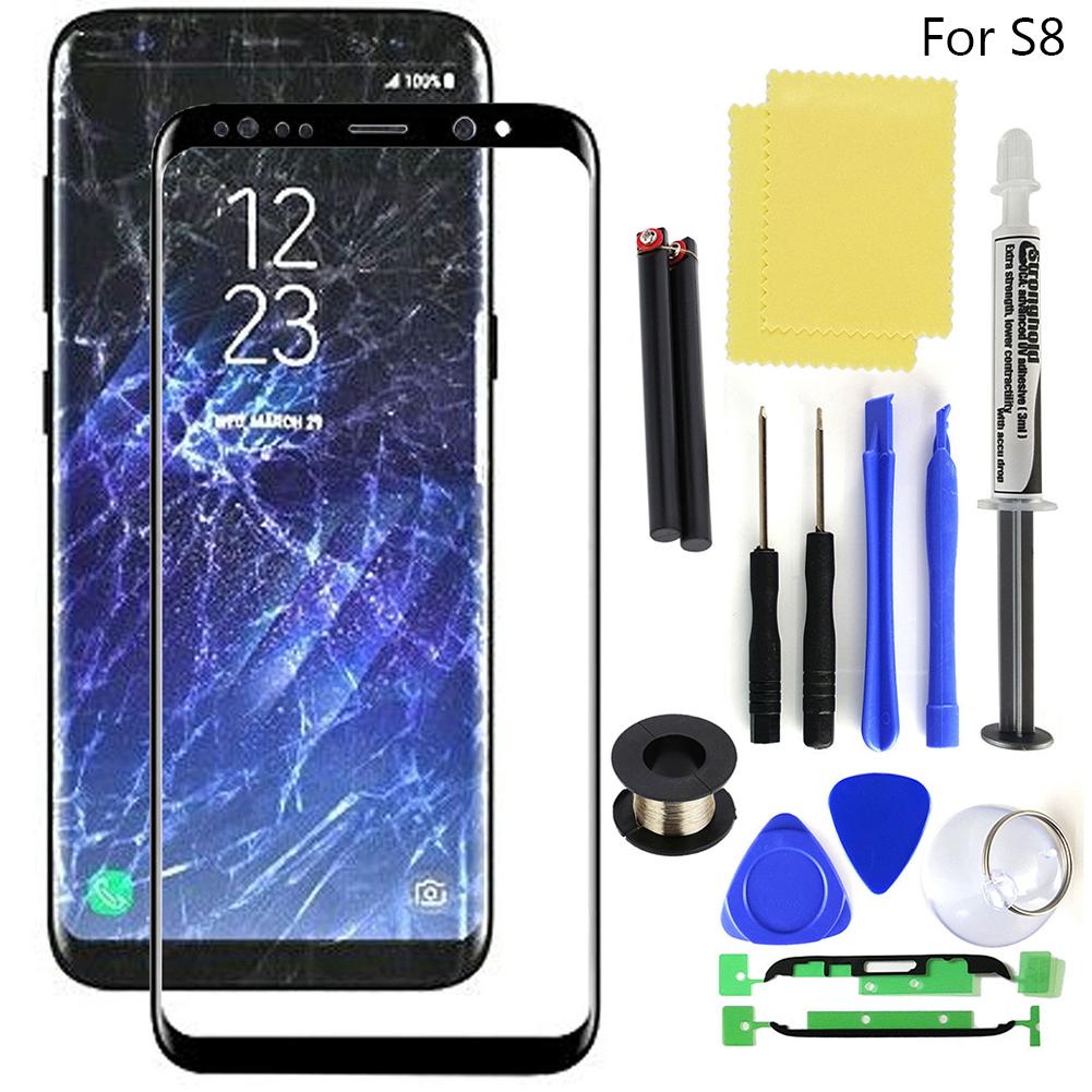 Outer Voor Glas Lens Screen Replacement Kit Voor Samsung Galaxy S8 S9 S10 Plus