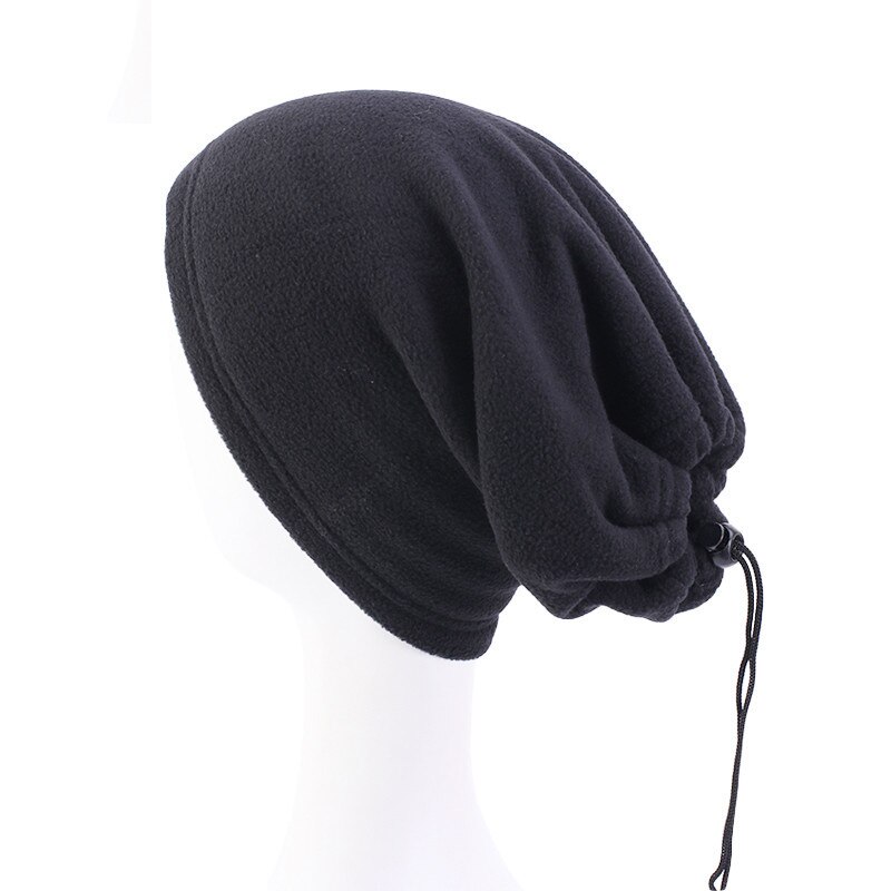 Fleece Lightweight Warm Winter Snood Scarf for Men Outdoor Sport Windproof Face Mask Male Bandana Caps Casual Beanies: 1