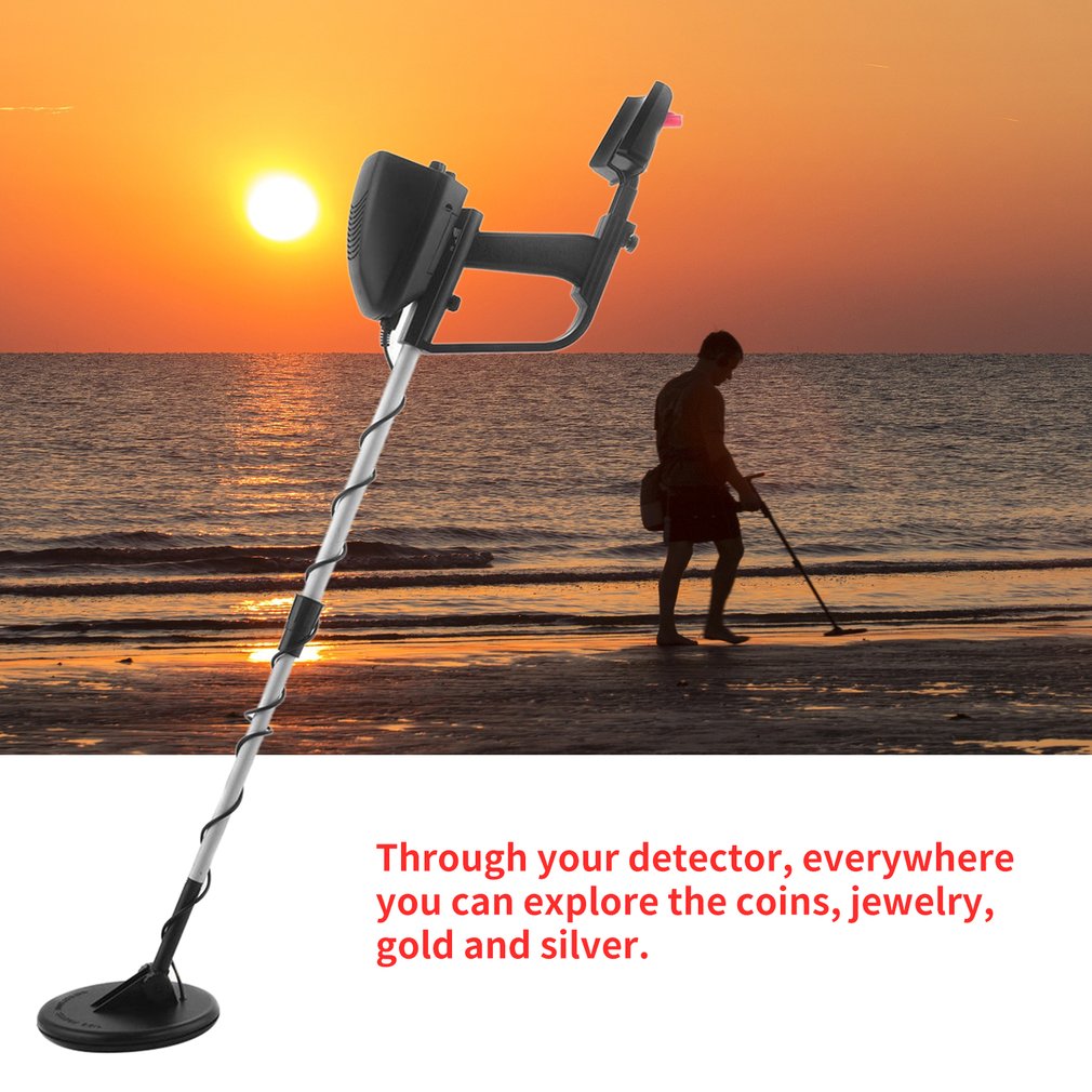 Digital Underground Metal Detector MD-4030 Portable Lightweight Adjustable Sensitivity Gold Detectors Treasure
