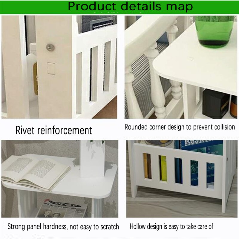 coffeeTable sofa side cabinet single corner table living room furniture modern Nordic simple computer magazine small side tables