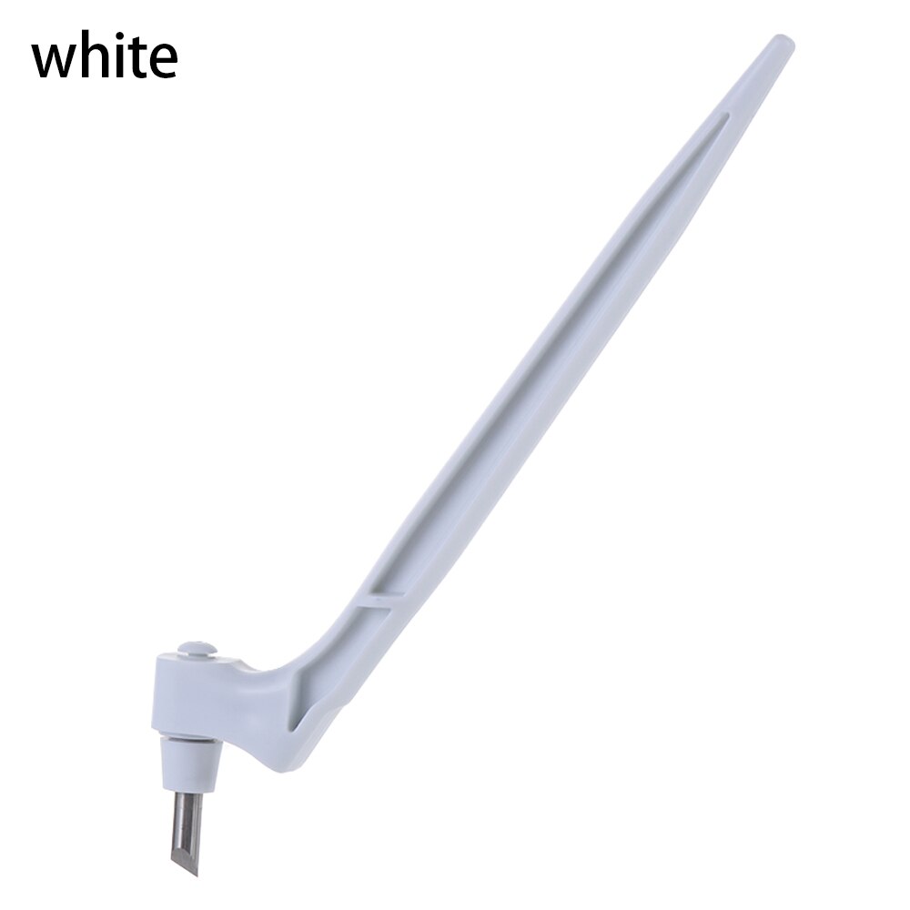 Diy Art Craft Snijgereedschap 360 Rotary Paper Jam Patroon Carving Mes Decoupage Sculptuur Graveren Cutter Grafische Tool: white