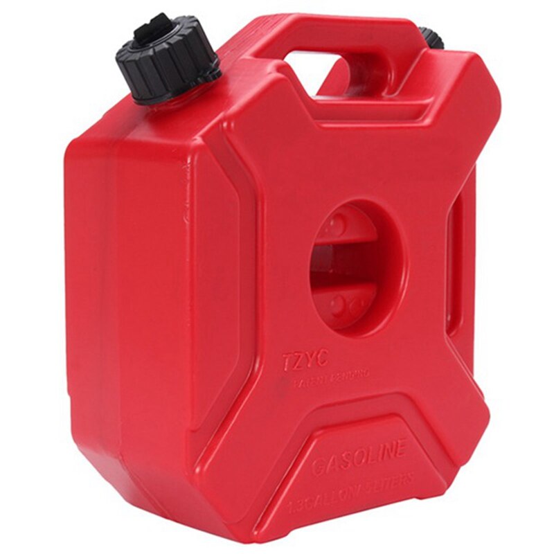 Bærbare 3l drivstofftanker røde gassdunker reservebensin plasttanker montere motorsykkel bensinoljebeholder drivstoffkanner: Default Title