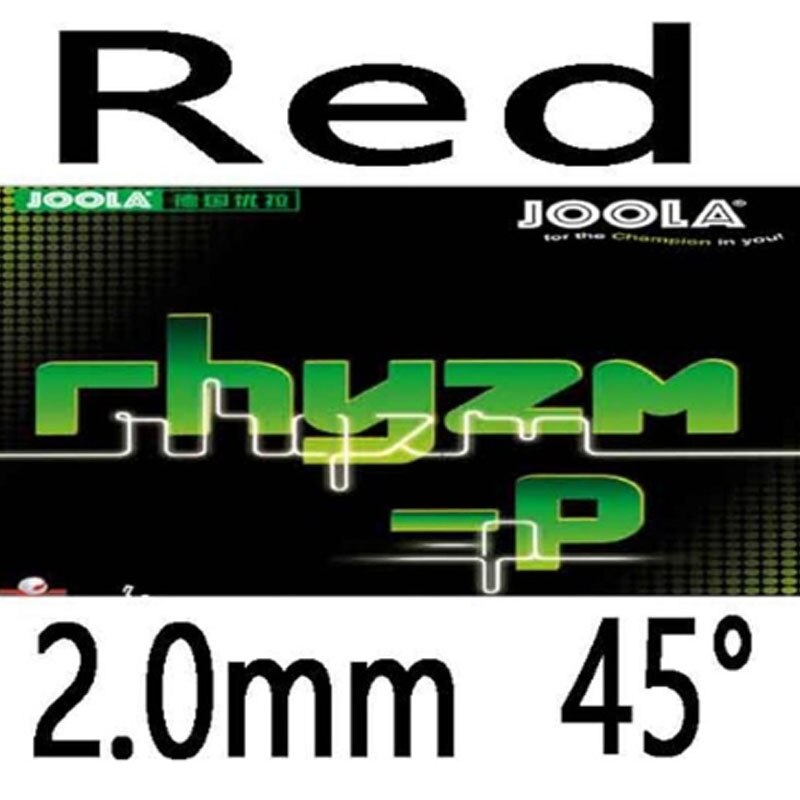 Original Joola RHYZM-P tischtennis gummi Pips-in tabelle Tennis schläger schläger Sport: rot 2.0 45H