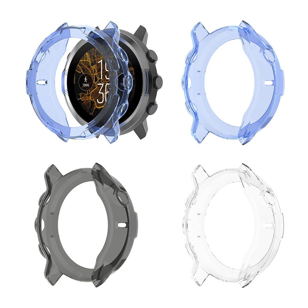Tpu Smart Horloge Armband Case Behuizing Frame Voor Suunto 7 Vervanging Transparante Beschermende Cover Shell Protector