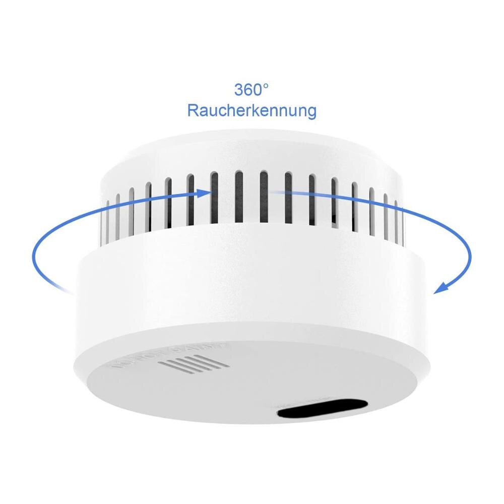 LPCB approved 10 years sealed battery operated mini smoke alarm fire detector