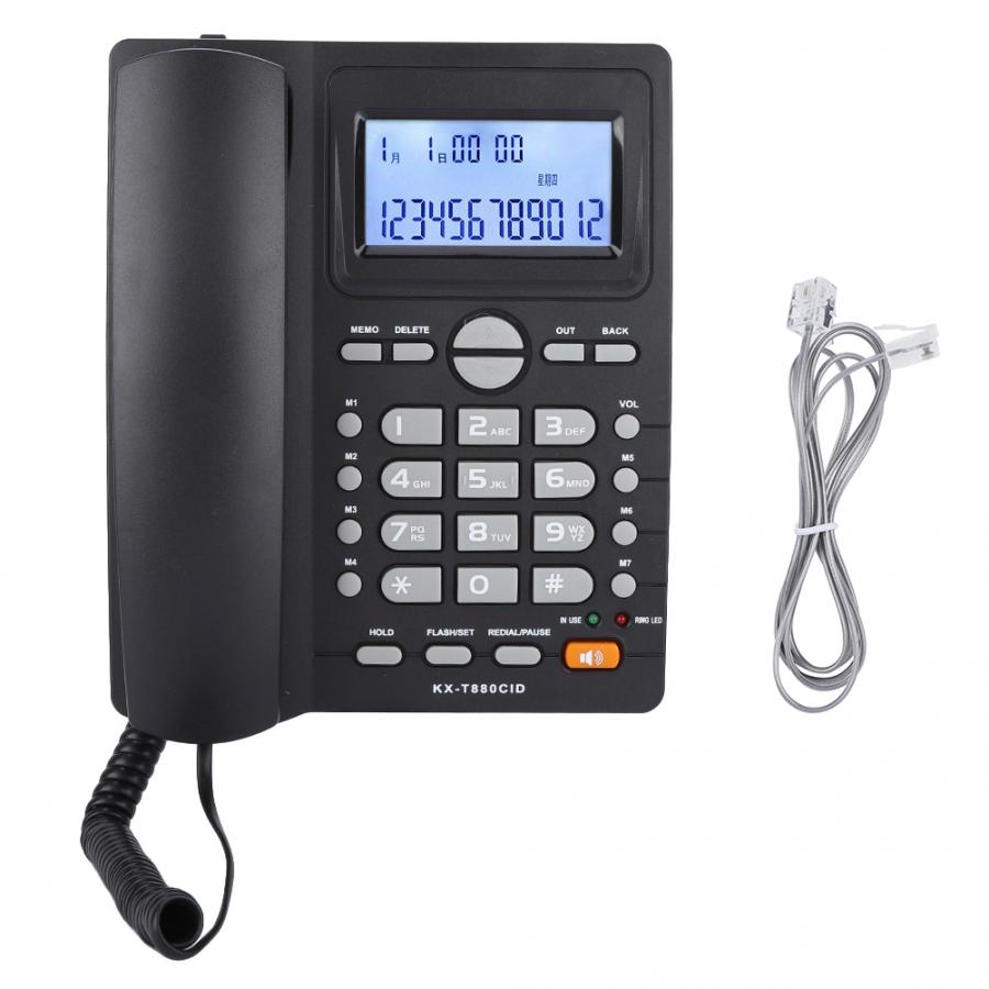 Dual-port Extension Set Corded Telephone With Caller ID Display With Speakerphone