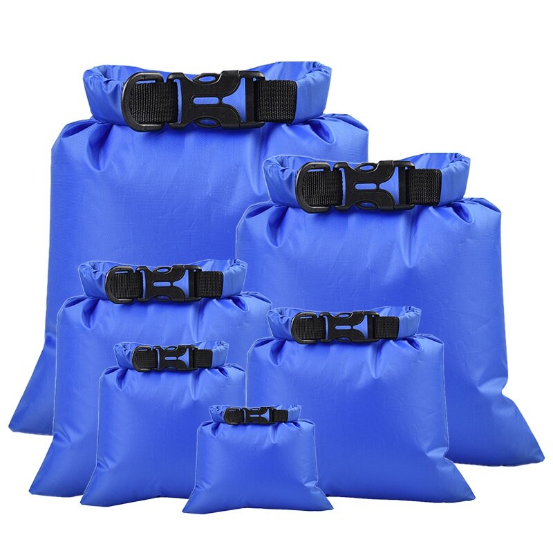 6pcs Outdoor Dry Waterproof Bag Dry Bag Sack Waterproof Floating Dry Gear Bags For Boating Fishing Rafting Swimming Accessories: L