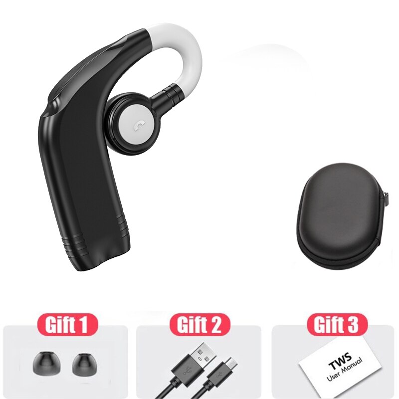 TWS Bluetooth Earphones Wireless Bluetooth Earbuds With Microphone 88 Hours For Continuous Listening To Music Sports Headphones: 1 Black plus white