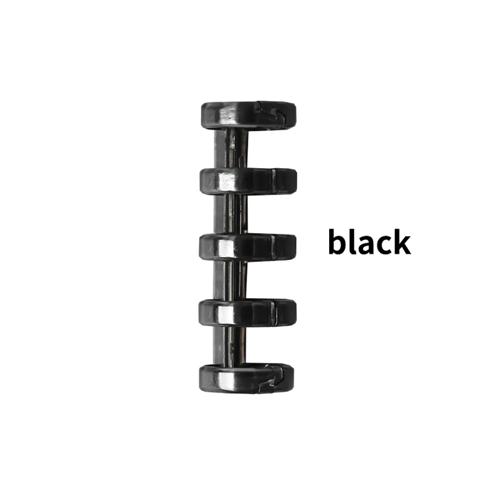 3 stk. løse blader spiralperm innvendig hengslet ringbindingsringer skrivebordskalender sirkel for kort nøkkelalbum: Lilla