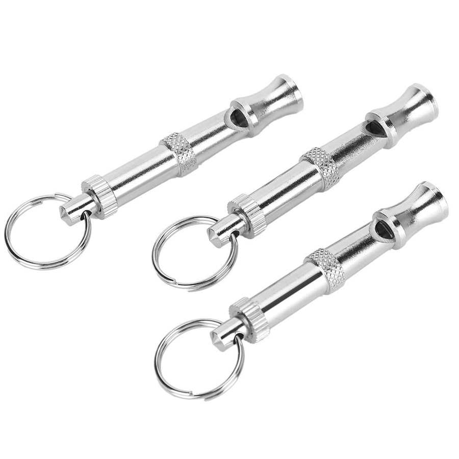 3 st duvor träning visselpipa husdjur fågel hund ultraljud träning visselpipa aluminiumlegering övningsverktyg