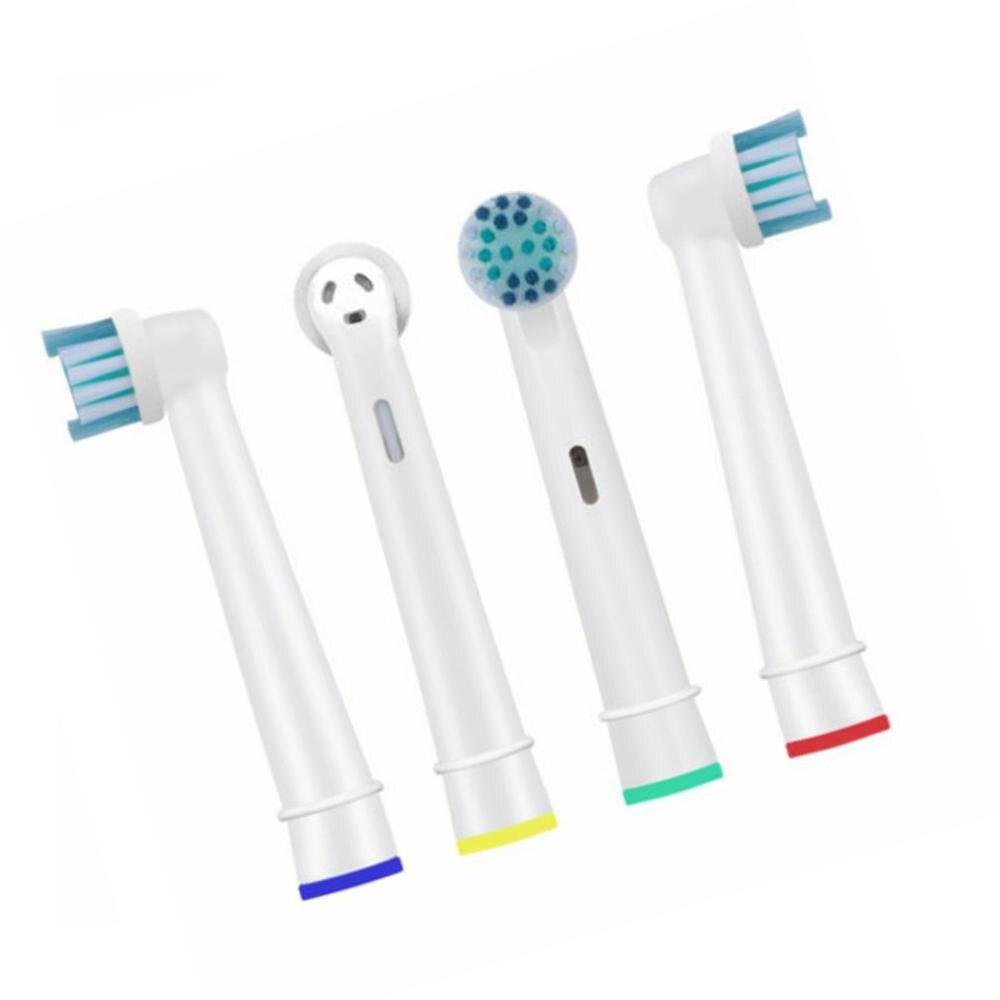 4 Stuks Vervanging Elektrische Tandenborstel Hoofd Vervangt Opzetborstel Dupont Borstelharen Voor Voor Orale