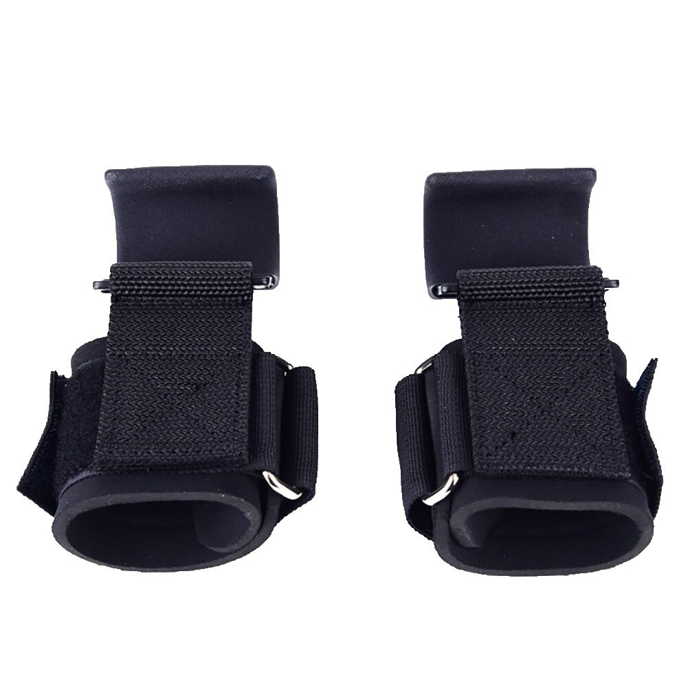 1 paar Fitnessstudio Fitness Gewichtheben Sport Anti-Schleudern Griff Riemen Haken Armbinde