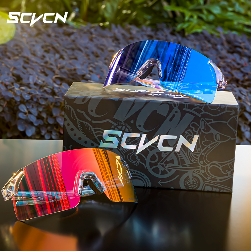 SCVCN-gafas de sol fotocromáticas para hombre y mujer, lentes para escalada, deportes al aire libre, ciclismo, conducción, bicicleta