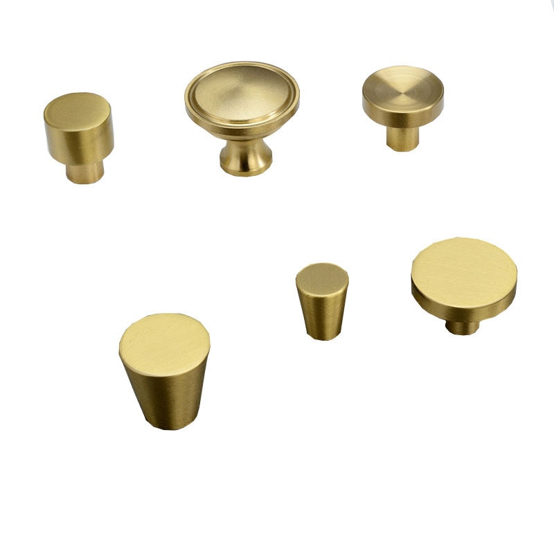Poignée bouton et poignées en or pour armoire | Bo... – Grandado