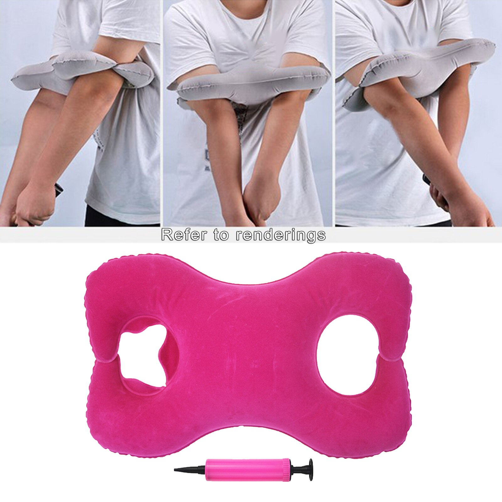 Golf Training Aids Swing Straight Practice Arm Posture Corrector Beginners Golf Equipment Golf Gesture Alignment Practice Tool: Rose Red