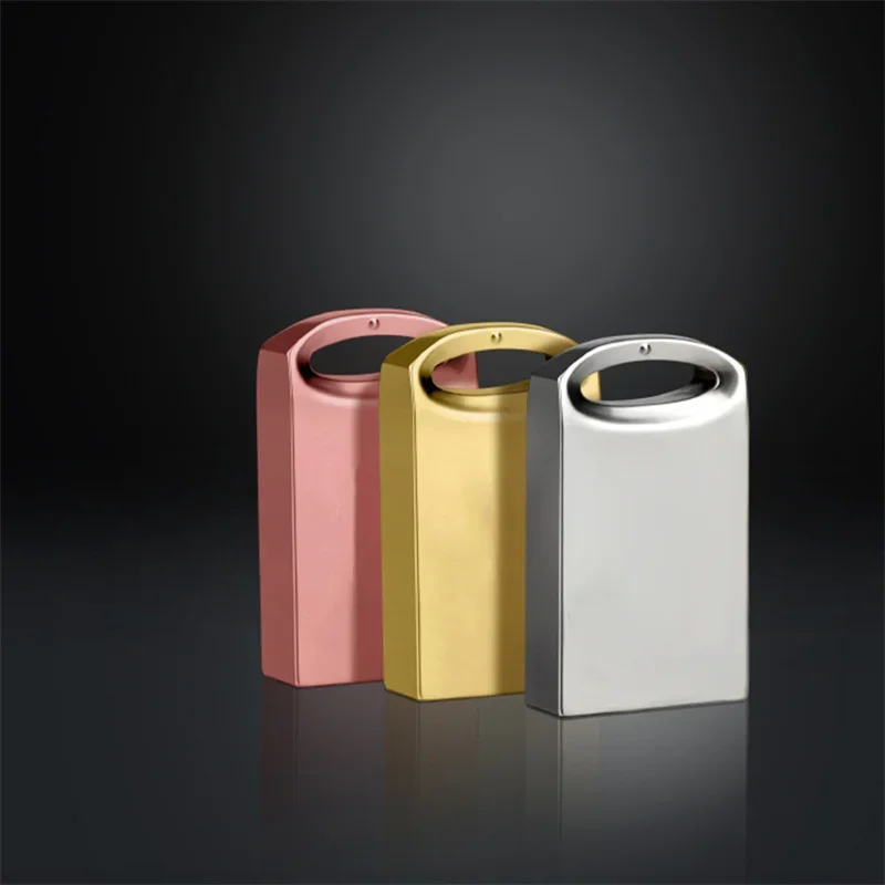 Mini gelb Metall USB-Flash-Laufwerk 8g 16g Pen-Laufwerk 32GB Hochgeschwindigkeits-Memory-Stick u Disk 64g Pen drive 2,0 Memoria USB neuen Geschenks chl üssel