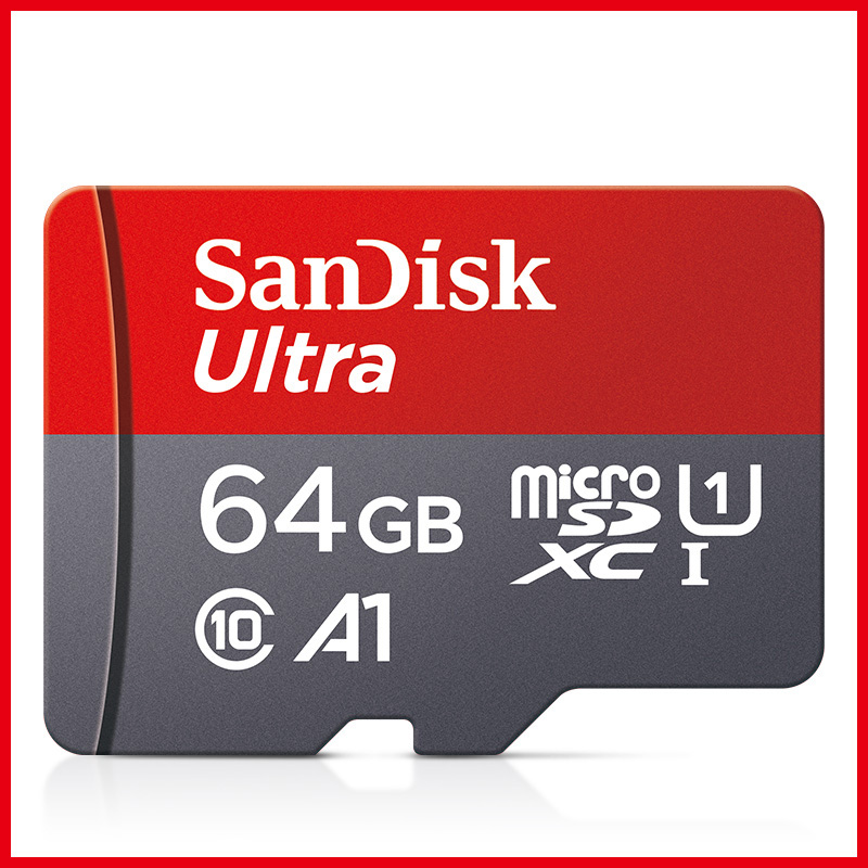 Karta pamięci sandisk  a1 32gb 64gb 128gb 256gb karta micro sd 512gb 10 karta pamięci flash uhs -1 karta pamięci microsd tf do smartfona: 64 gb