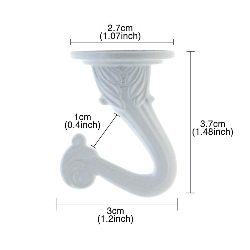 Swag loftkroge 2/4 stk julekrans kroge til hængende planter hjem kraftig cellekrog med hardware sæt loft