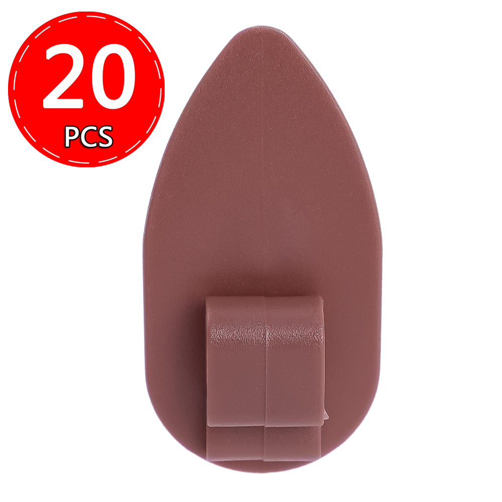 Clips de fixation pour tapis de voiture, amovibles, antidérapants, poignées de fixation pour tapis automobile, pinces de fixation, retenue: GRIS