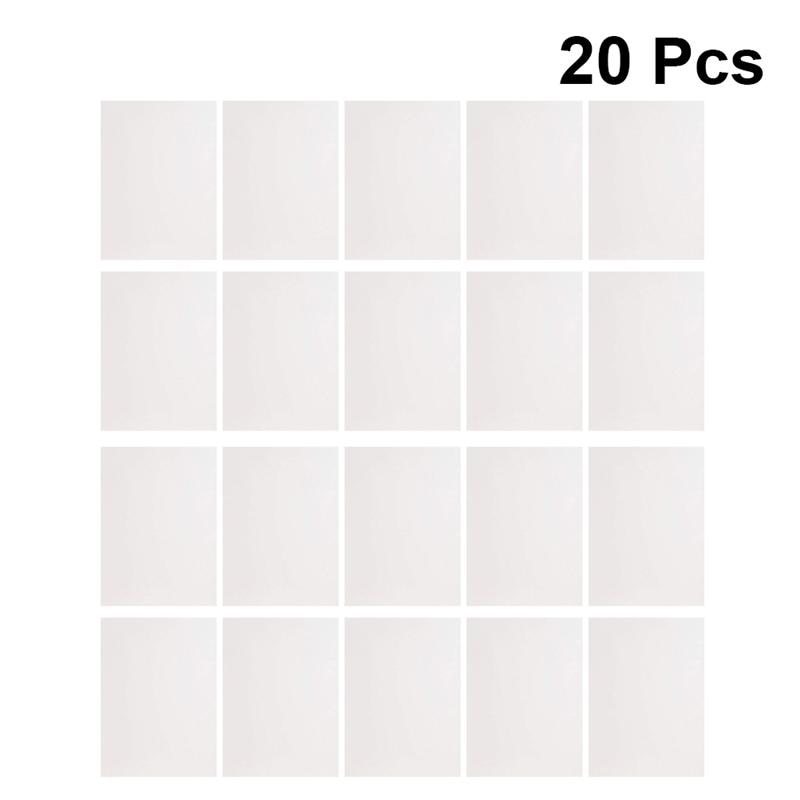 20PCS/10PCS Puzzle Jigsaw Protective Film Large Puzzle Glue Sheets Transparent Adhesive Puzzle Film For Home Store (White)