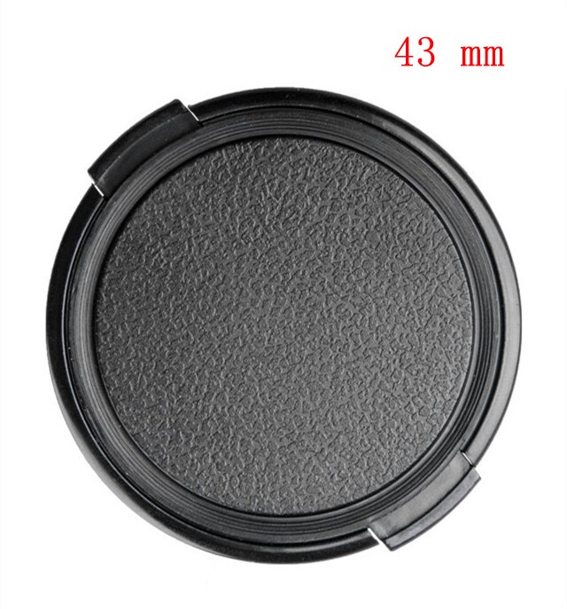 37 39 43 46 49 52 55 58 62 67 72 77 82 86 95 105mm Camera Lens Cap Protection Cover Lens Front Cap For Canon Nikon DSLR Lens: 43mm