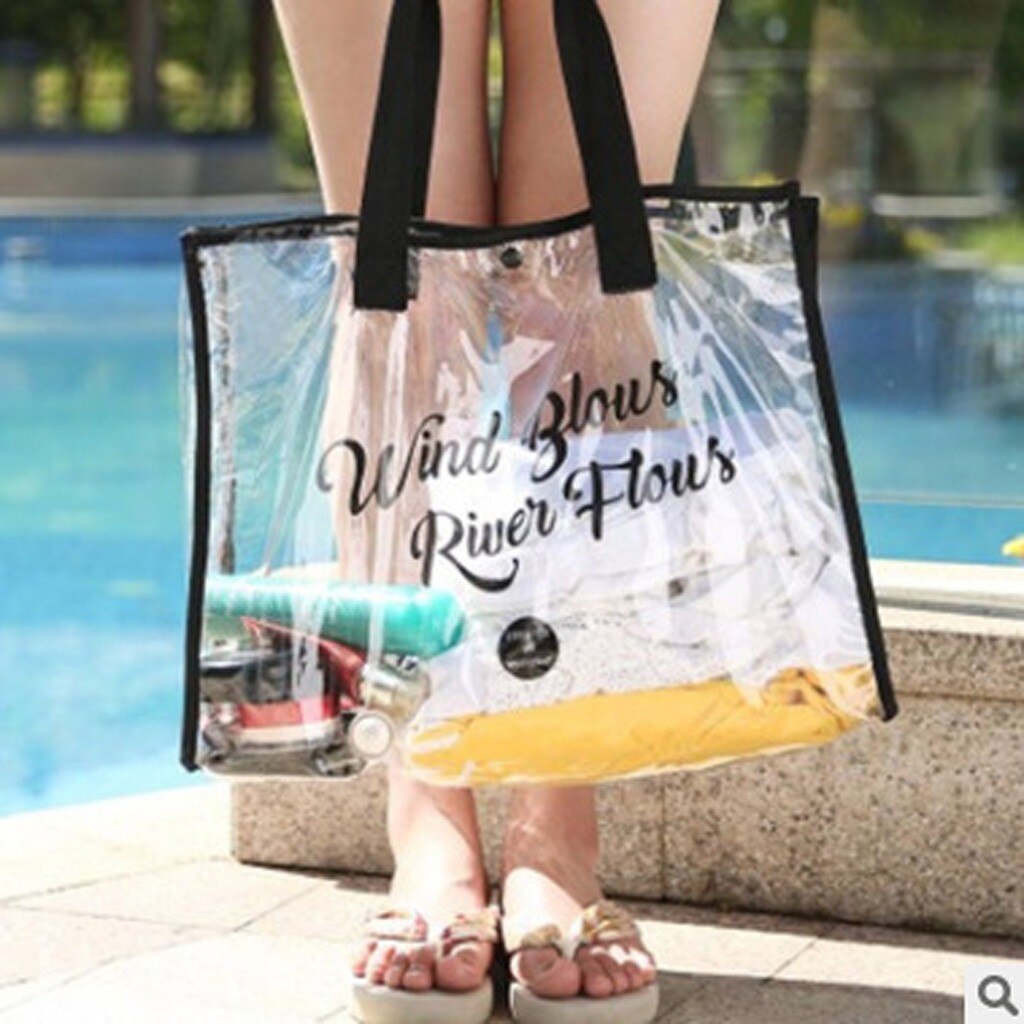 Wind weht fluss schwimmen tasche transparent PVC wasserdichte tasche lagerung tasche strand tasche tragbare dusche tragbare schulter tasche: Default Title