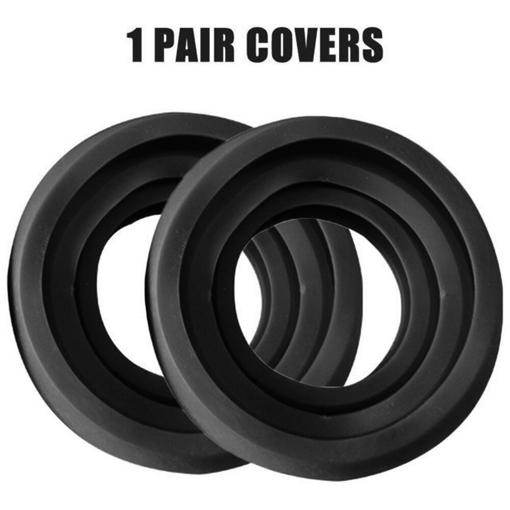 DMAR-ensembles de couvercles en caoutchouc pour haltères, couvercle de protection pour tranches d'haltère, silencieux et antidérapant, équipement d'entraînement physique, accessoires: Black 0.5kg