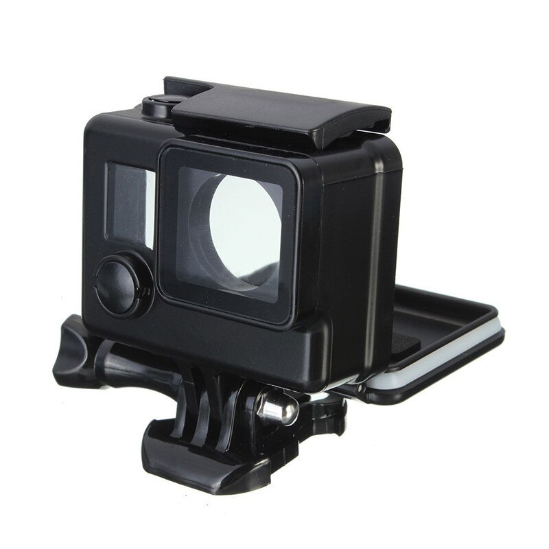 Onderwaterduik zwarte waterdichte behuizing harde hoes voor gopro hd hero 4/3+  action camera accessoires