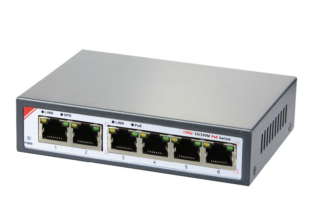4x 10/100M PoE ports+2x 10/100M Uplink ports PoE s... – Grandado
