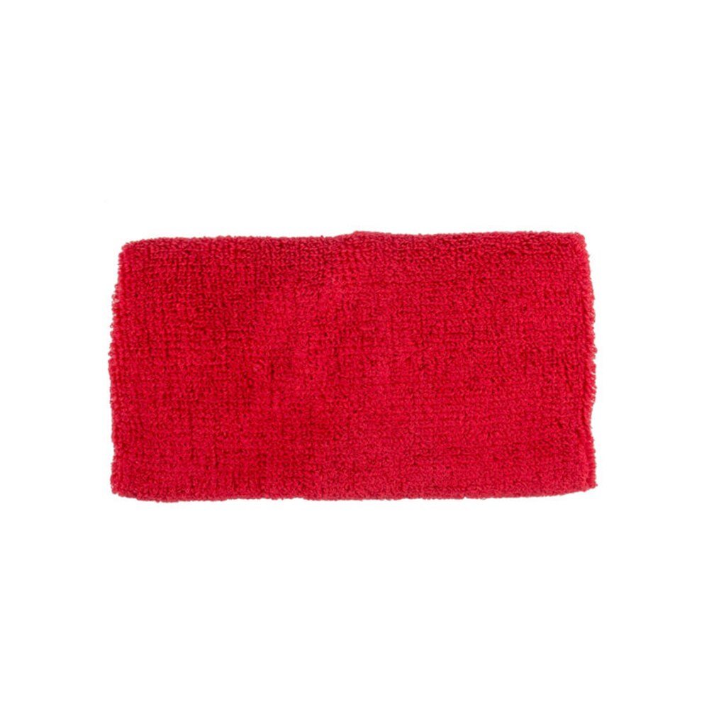 Muñequeras banda para el sudor para ejercicio banda de tenis muñequera deportiva baloncesto: Rojo