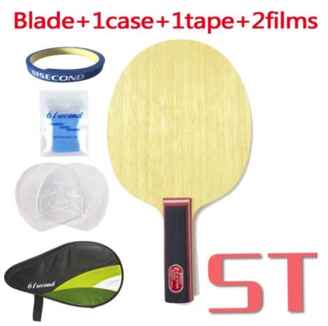 Originele Sanwei Fextra 7 Tafeltennis Blade (7 Ply Hout) Nordic 7 Racket Ping Pong Bat Paddle: ST with HM case