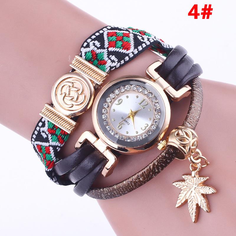Antikke armbåndsure kvinder læderkjole armbåndsure kvinders quartz ur dameur orologio donna: 4