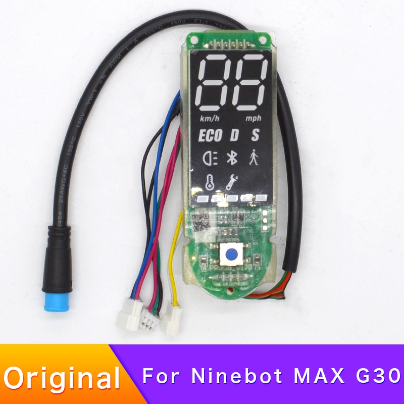 Original dashboard Ninebot KickScooter MAX G30 elektrische roller dashboard schalter display zubehör