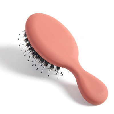 Peigne à cheveux de poche Portable, brosse à cheveux pour Salon de coiffure, shampoing, masseur, peigne en crin de cheval, outil de , santé: Red